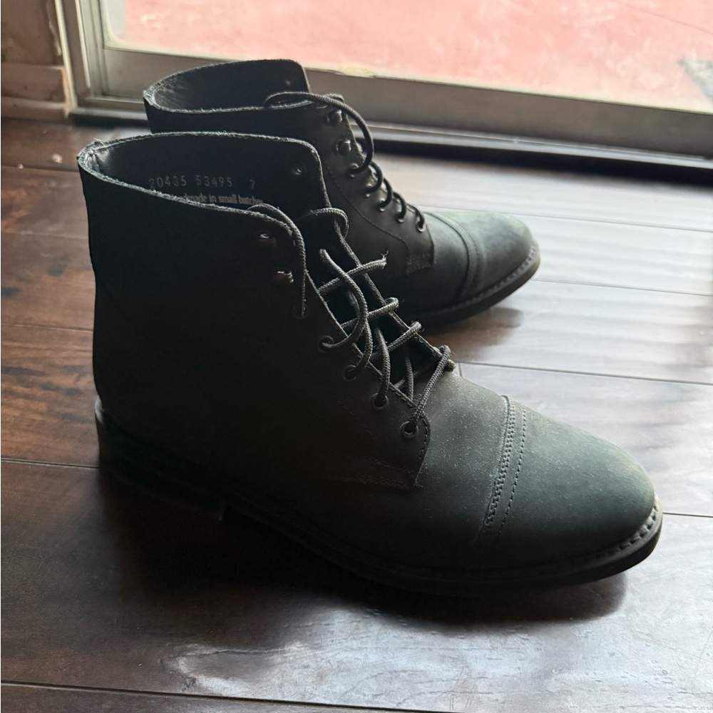 Thursday Men's Black Lace-Up Boots            Captain | Black Matte